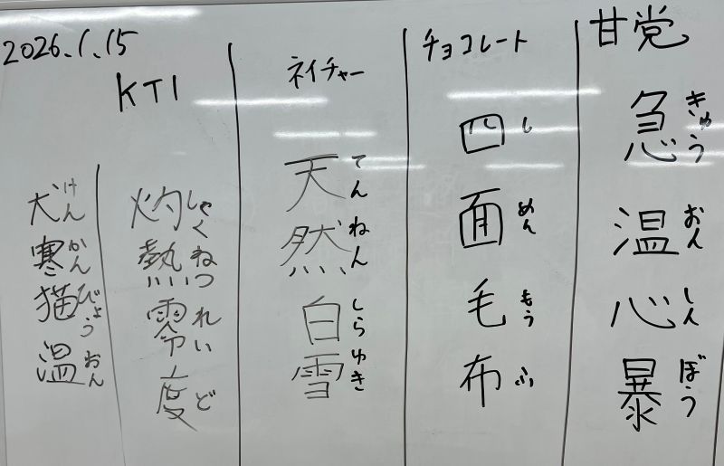 ウェルビー倉敷駅前センターオリジナル四字熟語　画像①